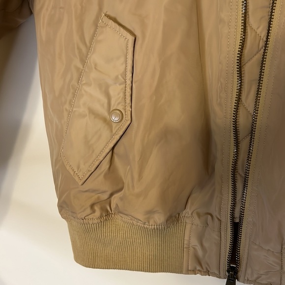 AKOO Embroidered No Rivals Tan Eagle Bomber Jacket - Picture 9 of 11